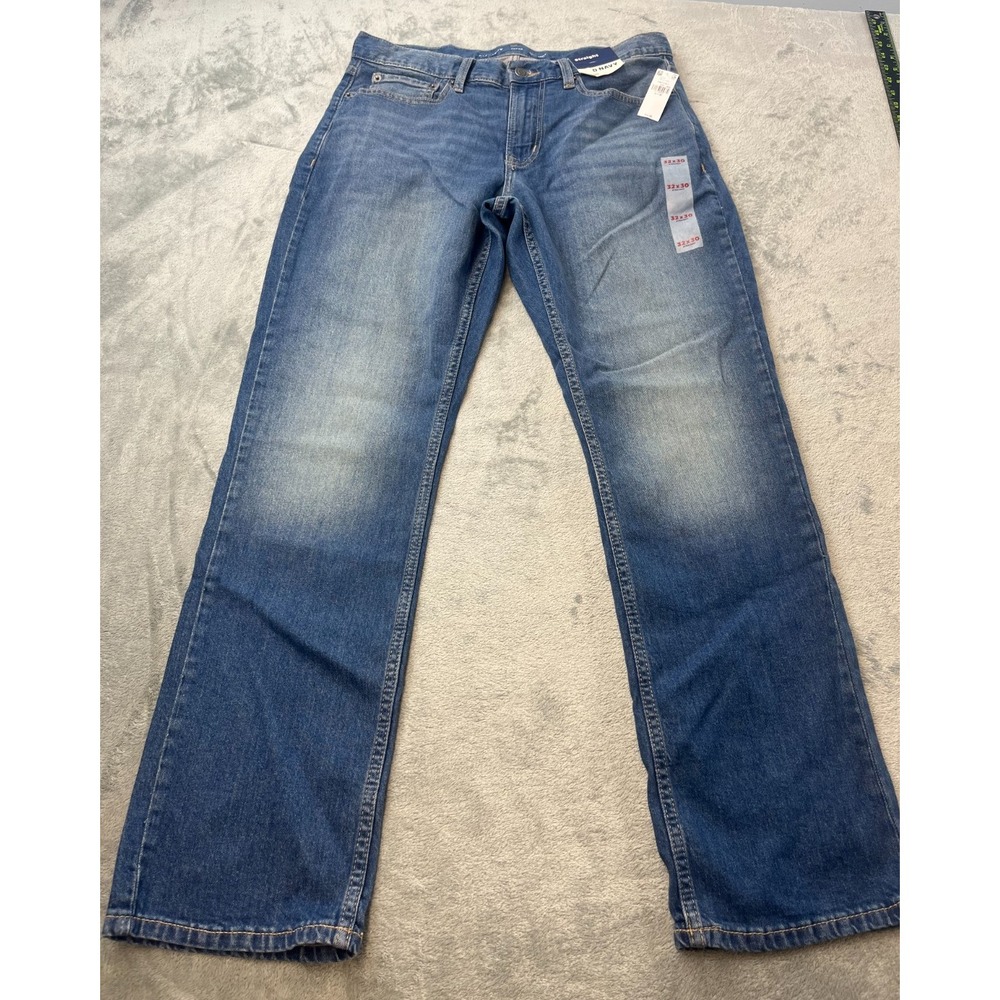 Old Navy Men's 32x30 Medium Wash Straight Leg Built in Flex Jeans NWT